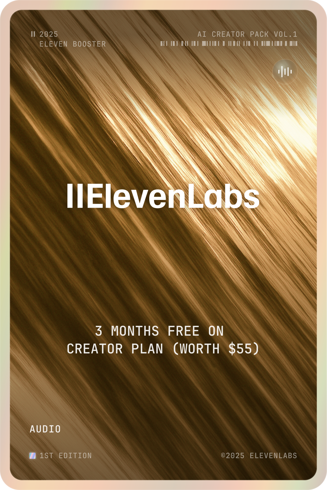 ElevenLabs card front