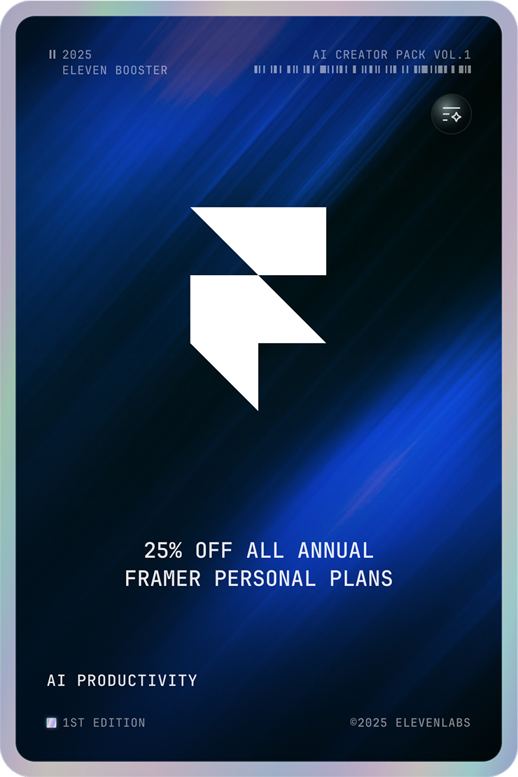 Framer card front
