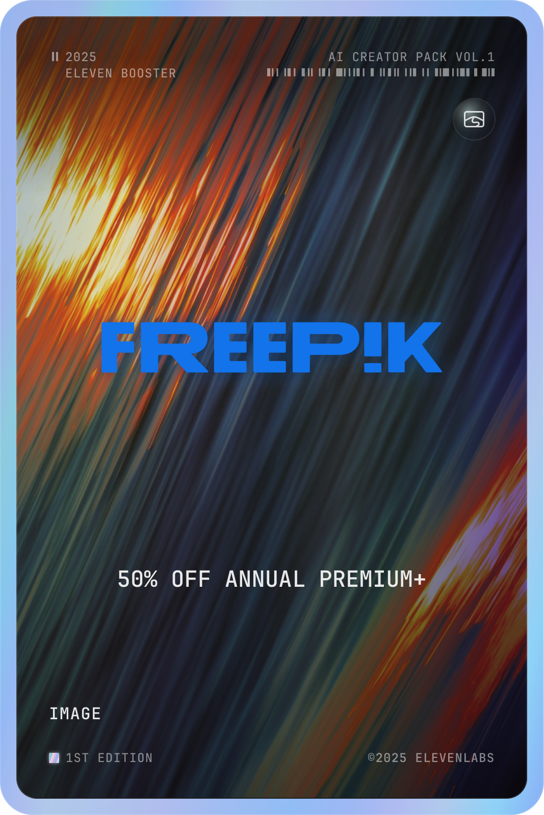 Freepik card front