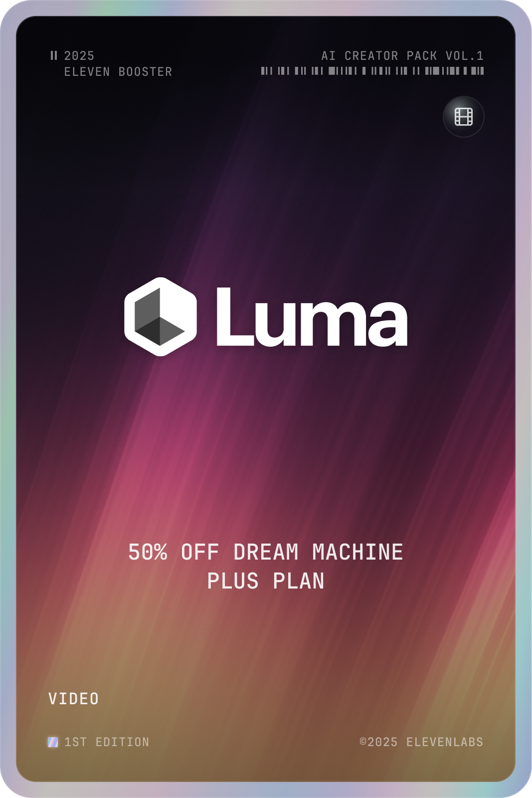 Luma AI card front