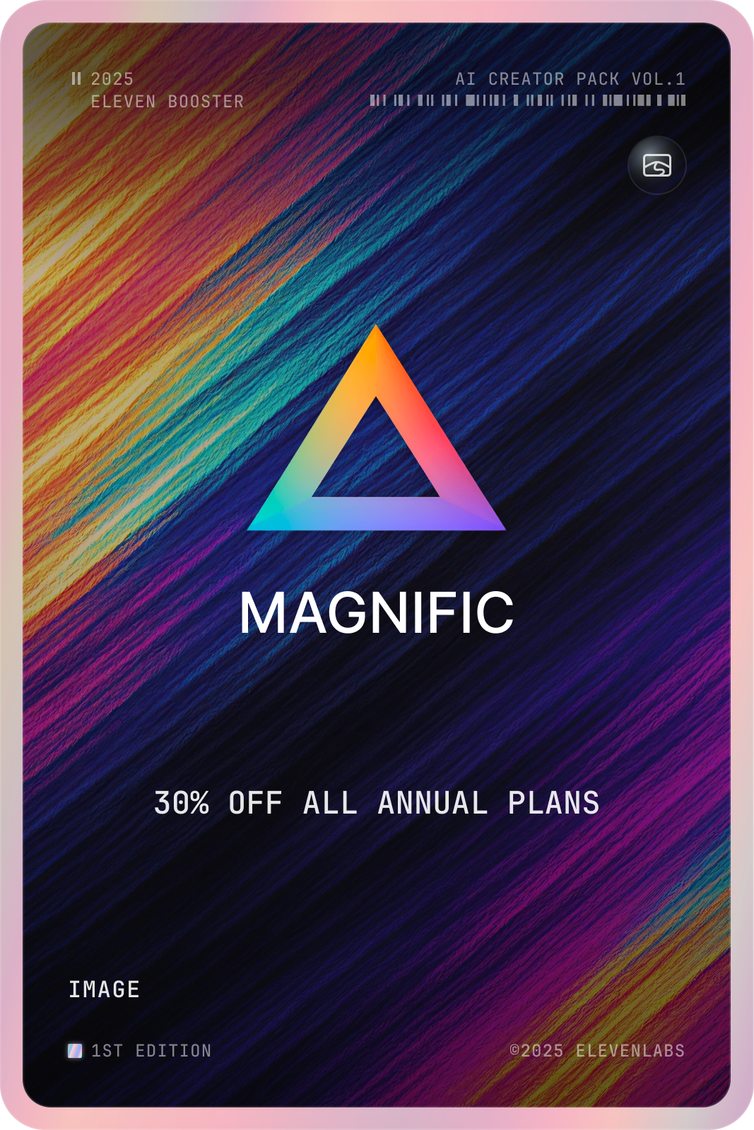 Magnific card front