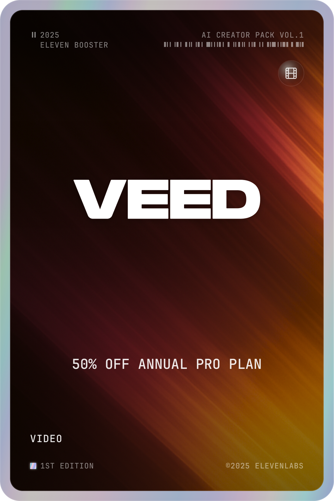VEED card front